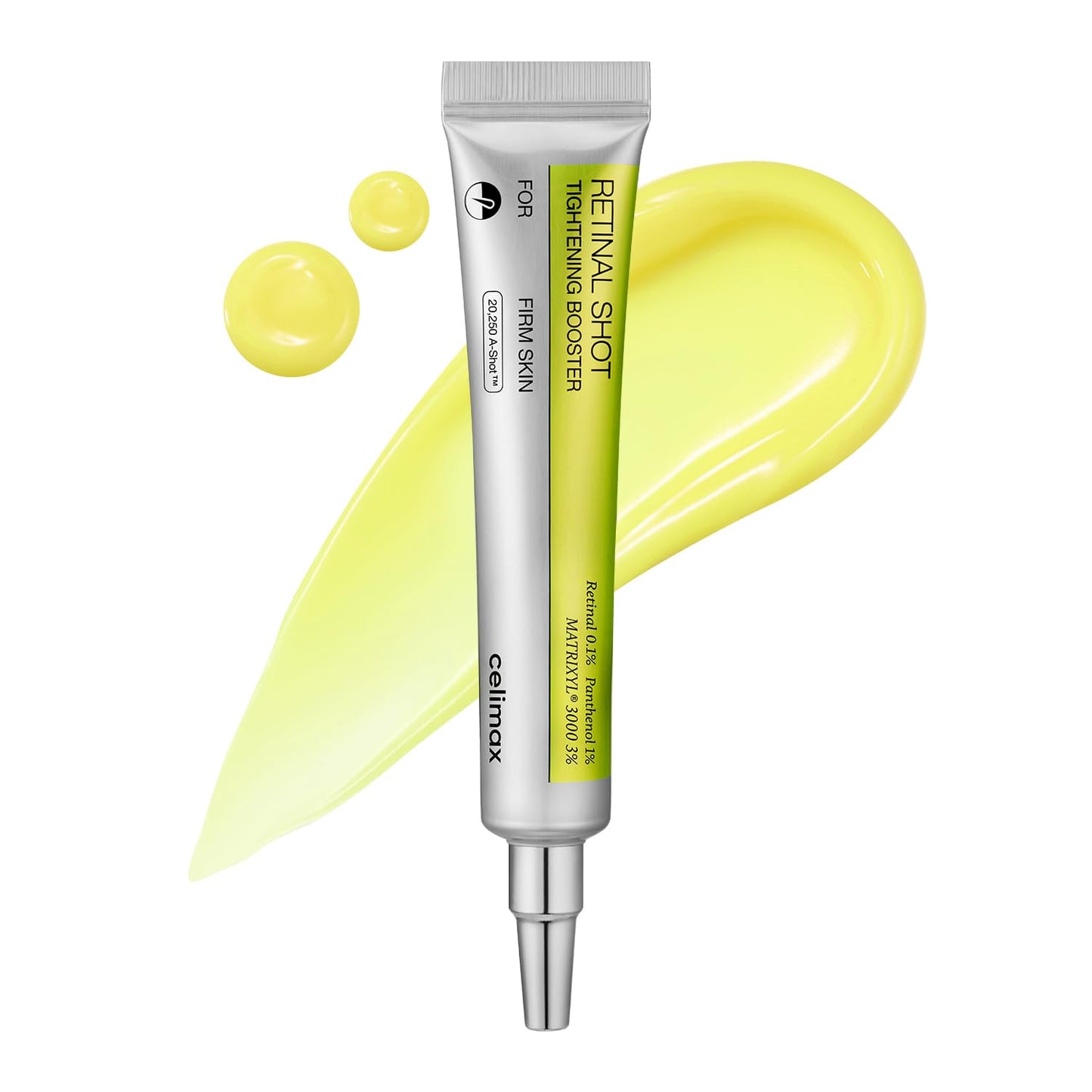 Celimax the Vita a Retinal Shot Tightening Booster | 0,1% Retinal, 3% Matryxyl, Hochwirksames Retinoid, Anti-Aging, Porenverfeinerung, Feine Linien, Hautstraffung