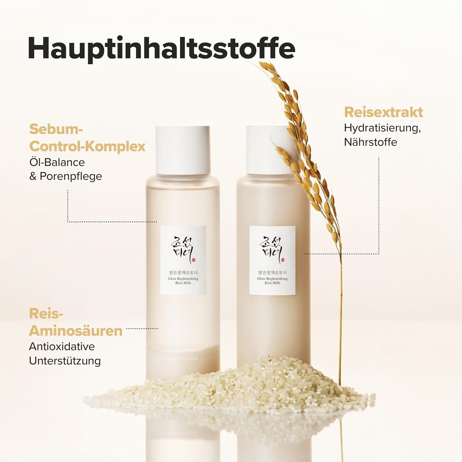 Beauty of Joseon Glow Replenishing Rice Facial Sebum Toner for Oily Combination Skin Korean Moisturizing Balance Care 150 Ml | Skincare Koreanisch